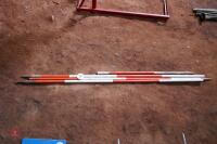 4 X HEIGHT MARKER POLES - 2