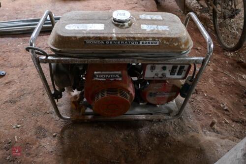 PETROL GENERATOR 240V & 110V