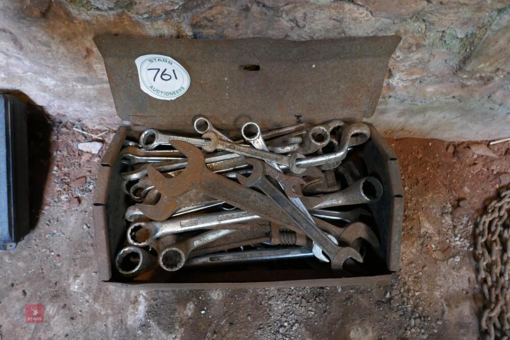 TOOL BOX AND SPANNERS