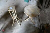 BAMBOO PLANT STAND & TABLE - 3