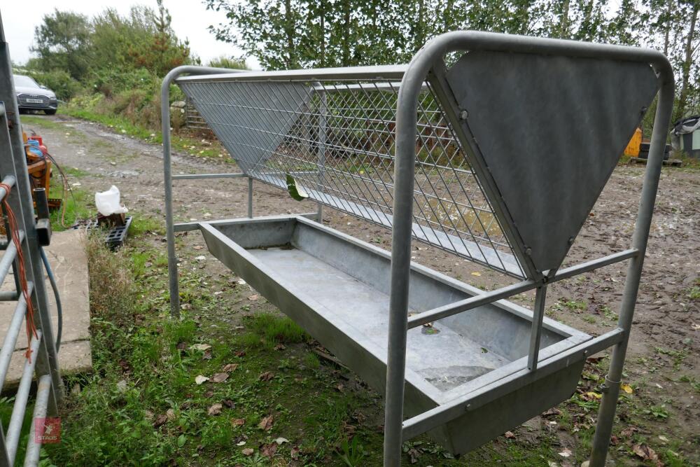 GALVANISED FREESTANDING HAY FEEDER