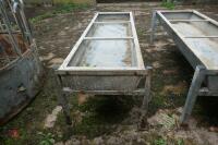 2 FREE STANDING CATTLE TROUGHS - 4