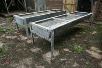2 FREE STANDING CATTLE TROUGHS - 6
