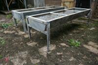 2 FREE STANDING CATTLE TROUGHS - 7