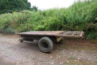 14' SINGLE AXLE TIPPING FLATBED TRAILER - 2