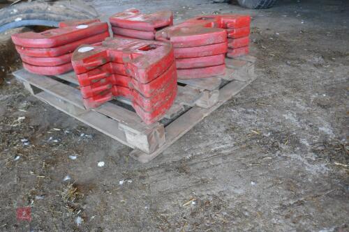 8X 45KG McCORMICK FRONT WEIGHTS
