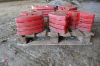 8X 45KG McCORMICK FRONT WEIGHTS - 3