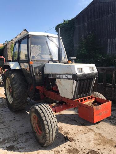 1982 DAVID BROWN 1490 2WD TRACTOR