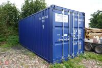 2021 20'X 8' SHIPPING CONTAINER