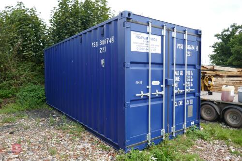 2021 20' X 8' SHIPPING CONTAINER