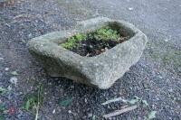 SMALL GRANITE TROUGH