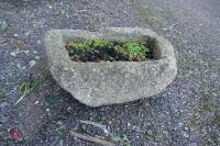 SMALL GRANITE TROUGH - 4