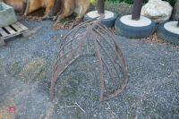 2 METAL WALL HANGING HAYRACKS - 2