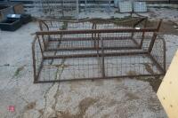 2X 7FT WALL MOUNTED HAY RACKS