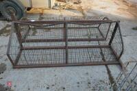 2X 7FT WALL MOUNTED HAY RACKS - 2