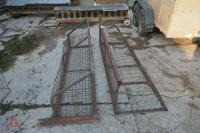 2X 7FT WALL MOUNTED HAY RACKS - 3