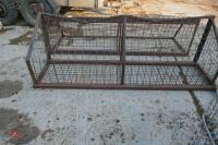 2X 7FT WALL MOUNTED HAY RACKS - 4