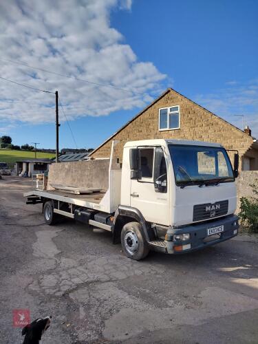 MAN 7.5 TON BEAVER TAIL LORRY