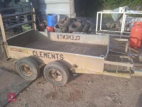 TWIN AXLE PLANT TRAILER