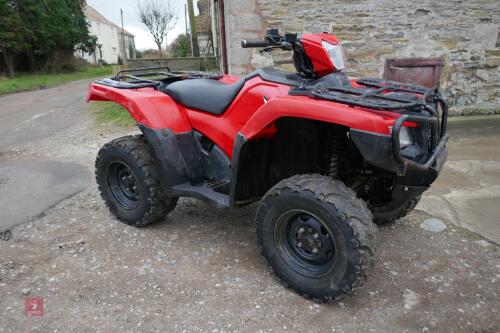 2018 HONDA 500CC TRX FM6 QUAD BIKE