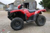 2018 HONDA 500CC TRX FM6 QUAD BIKE - 2