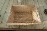 3 WICKER BASKETS - 5