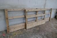 QTY OF WOODEN SHEEP HURDLES TO MAKE PENS - 3