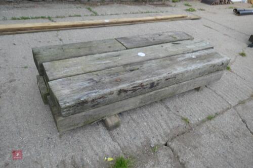 7 x RAILWAY SLEEPERS