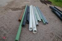 QTY OF PLASTIC GUTTERING & PIPES - 5