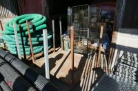 2 METAL STILLAGES - 2