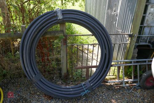 ROLL OF BLACK ELETRIC DUCTING PIPE