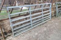 2 X 9' GALV YARD GATE - 3