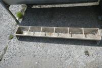 GALVANISED 6' GROUND FEED TROUGH - 2