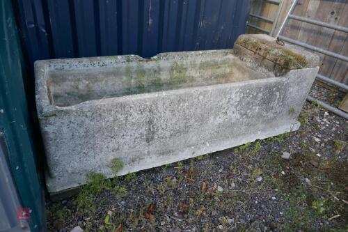 6' LONG CONCRETE WATER TROUGH