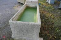 6' LONG CONCRETE WATER TROUGH - 6