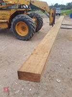 LARGE WOODEN BEAM