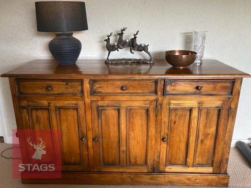 LARGE WOODEN SIDEBOARD