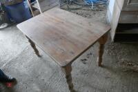 WOODEN TABLE 4' X 2' 9" - 2