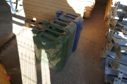 3 X 20L JERRY CANS