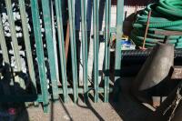 QTY OF PALLISADE METAL FENCING - 7