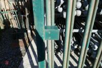 QTY OF PALLISADE METAL FENCING - 15