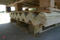 11X SHEETS USED FIBRE CEMENT ROOF SHEETS - 2