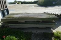 SHEETS OF USED FIBRE CEMENT ROOF SHEETS - 2