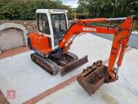 KUBOTA KX71-2 3T TRACKED DIGGER - 2