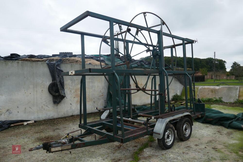 1995 STEVE VICK TWIN AXLE REELER TRAILER