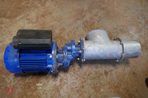 3 PHASE CENTRELESS AUGUR MOTOR+ GEARBOX