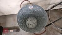 GALVANISED KINDLING BASKET - 2