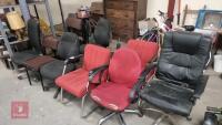 LARGE QTY OF OFFICE CHAIRS