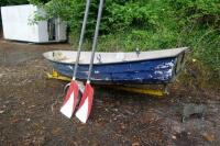 9.5' DINGY BOAT C/W TRANSPORT TRAILER - 2