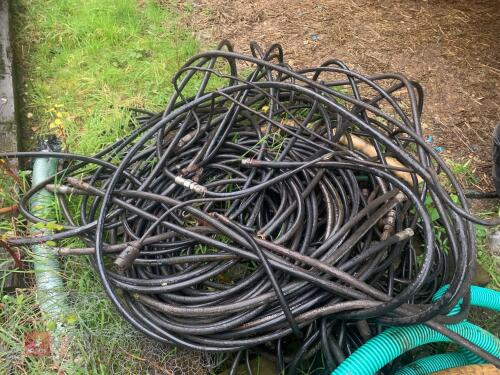 LARGE PALLET OF USED HYDRAULIC HOSES